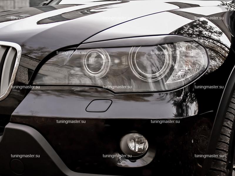 Накладки на фары BMW X5