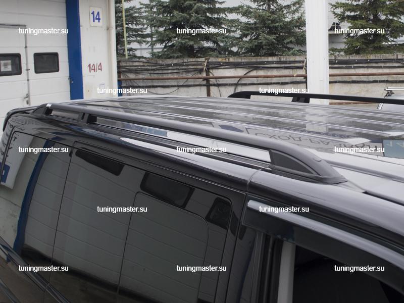 Рейлинги на крышу Volkswagen Transporter T5 (короткая база) черные