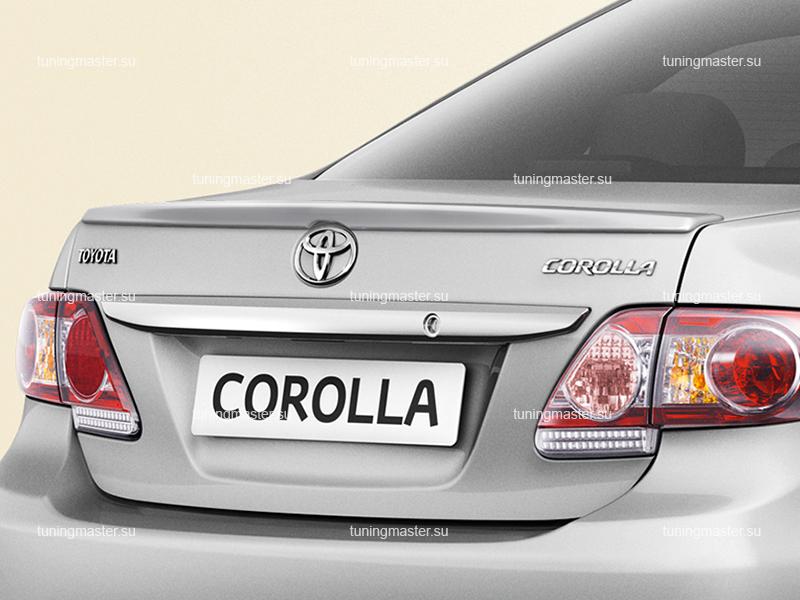 Спойлер на крышку багажника Toyota Corolla