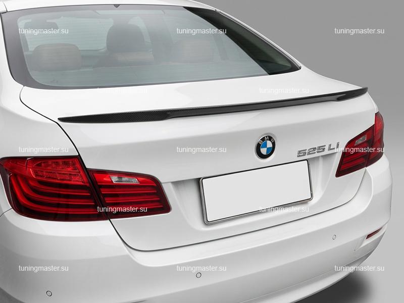 Спойлер на крышку багажника BMW 5 (F10) M Performance Спойлер на крышку багажника BMW 5 (F10) M Performance (черный глянец)