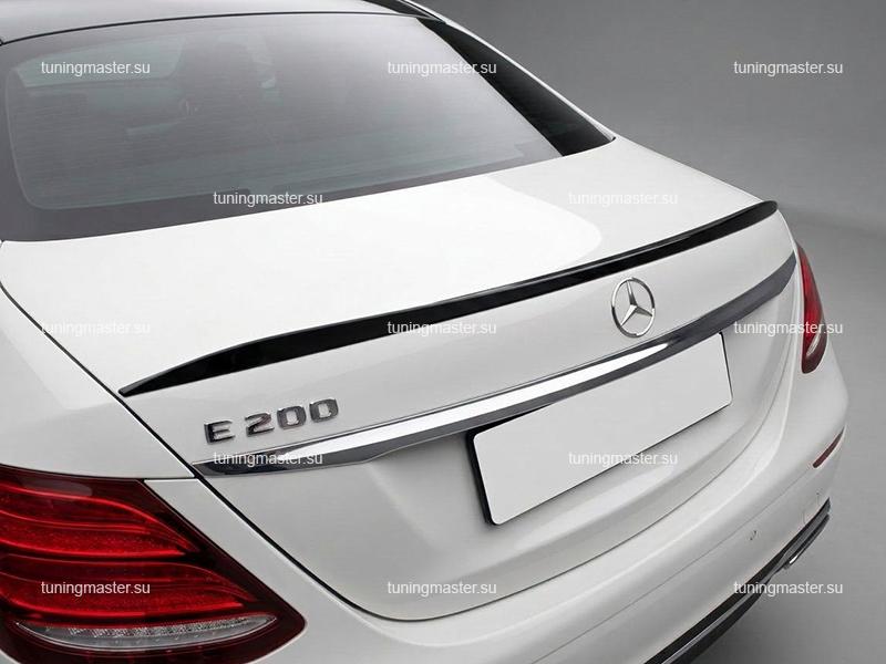 Спойлер на крышку багажника Mercedes Benz E-Class W213 AMG Style (черный глянец) Спойлер на крышку багажника Mercedes Benz E-Class W213 AMG Style (черный глянец)
