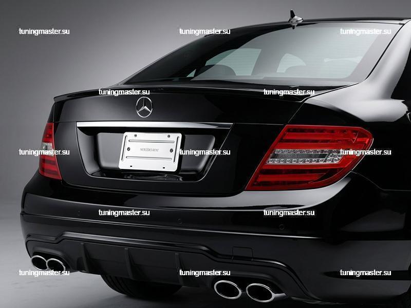 Спойлер на крышку багажника Mercedes Benz C-Class W204 Спойлер на крышку багажника Mercedes Benz C-Class W204