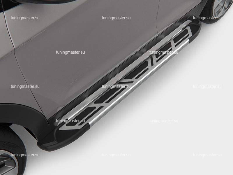 Пороги на авто алюминиевые (Corund Silver) Canotomotiv Пороги на авто алюминиевые (Corund Silver) Canotomotiv