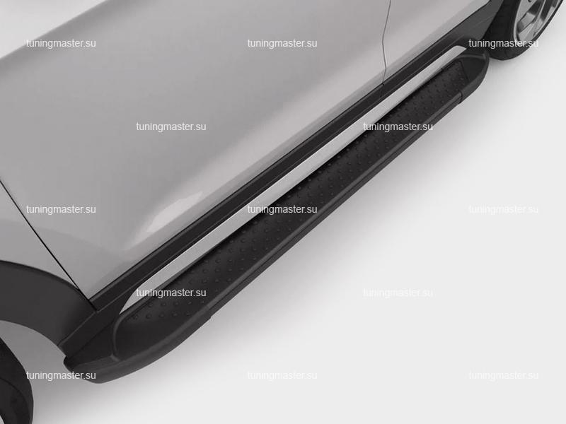 Пороги на авто алюминиевые Sapphire Black Пороги на авто алюминиевые Sapphire Black