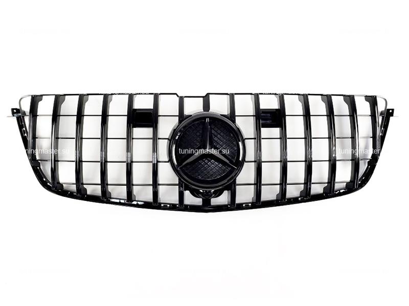 Решетка радиатора Mercedes Benz GL X166 стиль GT Black