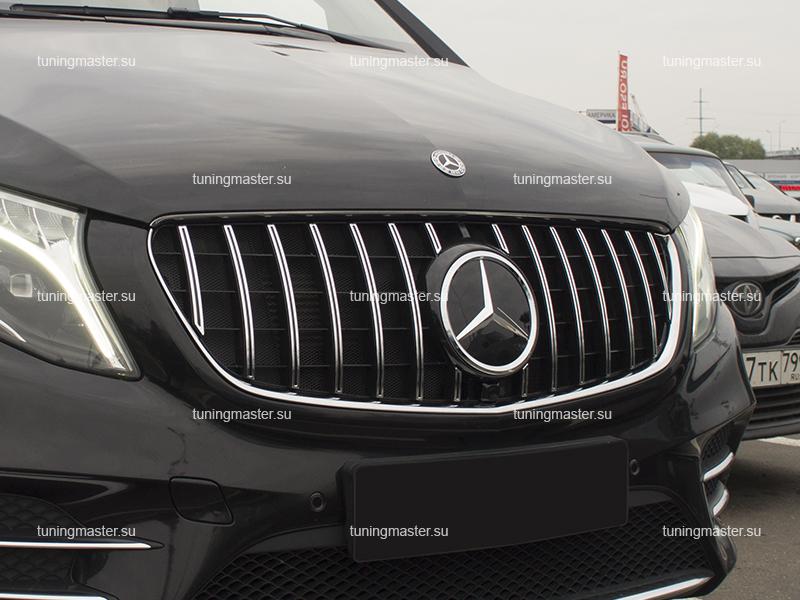 Решетка радиатора Mersedes Benz W447 V-Klass стиль AMG GT Решетка радиатора Mersedes Benz W447 V-Klass стиль AMG GT