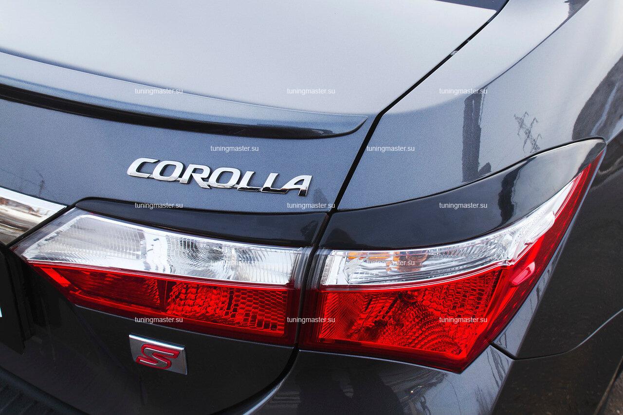 Накладки на задние фонари Toyota Corolla E16