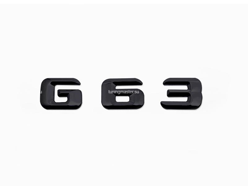 Наклейка на багажник G63 (черная)