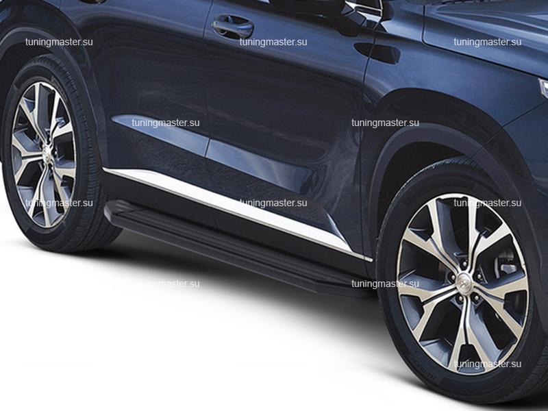 Пороги Hyundai Palisade (Premium Black) Пороги Hyundai Palisade (Premium Black)