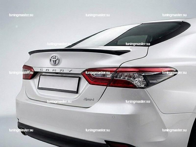 Спойлер на багажник для Toyota Camry XV70 черный_1