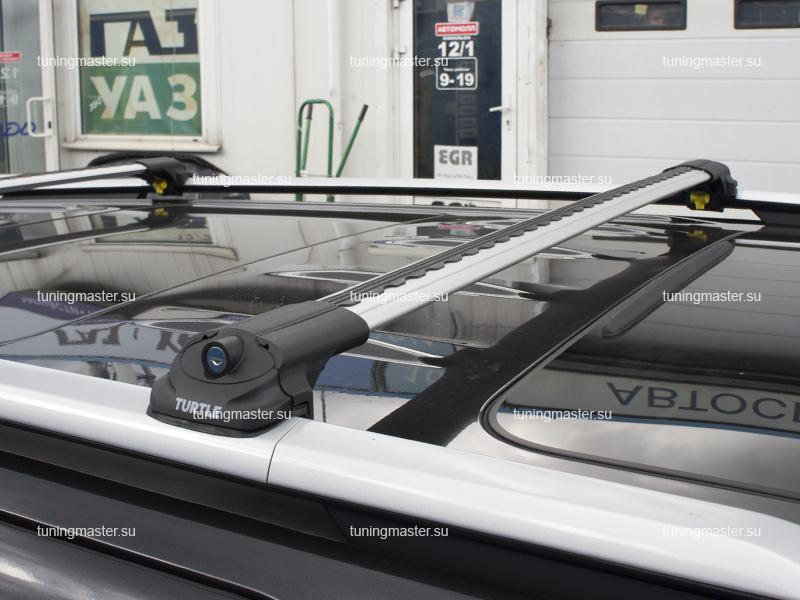 Багажник на продольные рейлинги AIR1 для Kia Carnival 4 (Silver) Багажник на продольные рейлинги AIR1 для Kia Carnival 4 (Silver)