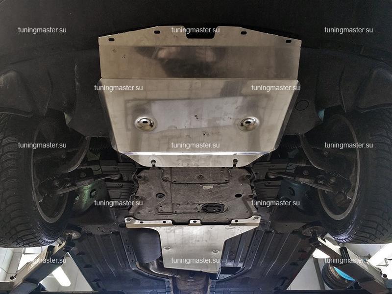 Алюминиевая защита картера BMW X7 G07 (2 части)