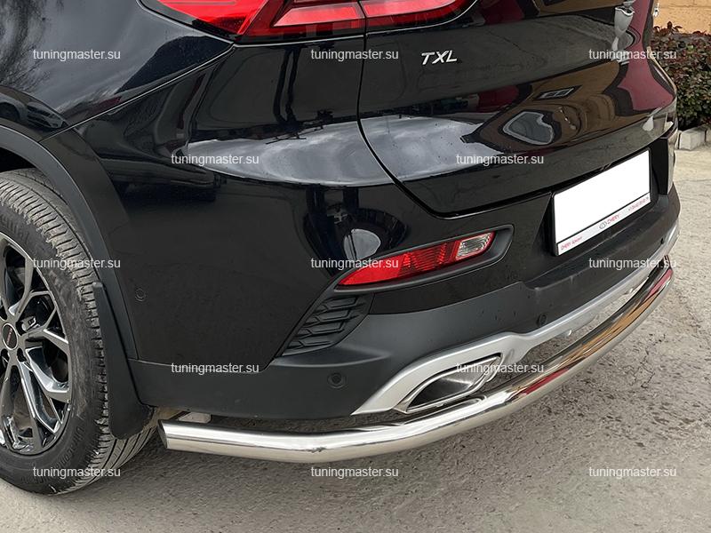 ащита заднего бампера Chery Exeed TXL угловая Ø53 ащита заднего бампера Chery Exeed TXL угловая Ø53
