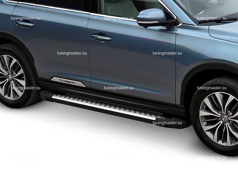 Пороги алюминиевые GAC GS8 (Style BMW) Пороги алюминиевые GAC GS8 (Style BMW)