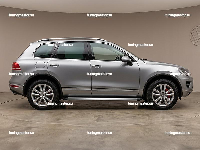 Боковые подножки для Volkswagen Touareg 2 (LB-013) Боковые подножки для Volkswagen Touareg 2 (LB-013)