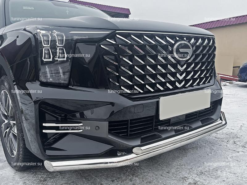 Защита переднего бампера GAC GS8 2 труба Ø6042 Защита переднего бампера GAC GS8 2 труба Ø6042