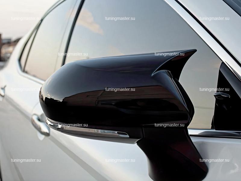 Накладки на зеркала для Toyota Camry XV70 стиль М Накладки на зеркала для Toyota Camry XV70 стиль М