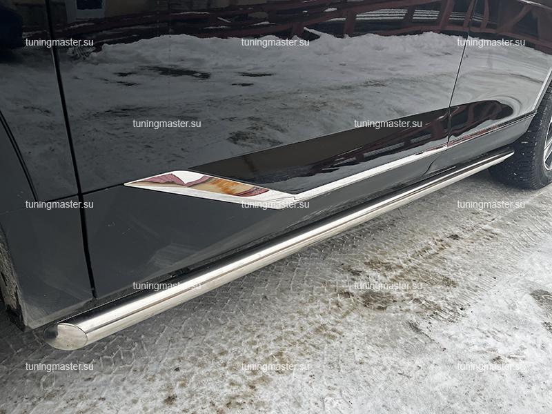 Защита штатного порога для GAC GS8 труба Ø60 Защита штатного порога для GAC GS8 труба Ø60