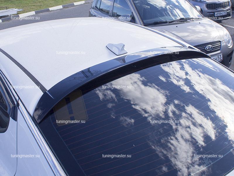 Козырек на заднее стекло Kia Optima 3 (черный глянец) 11 Козырек на заднее стекло Kia Optima 3 (черный глянец)