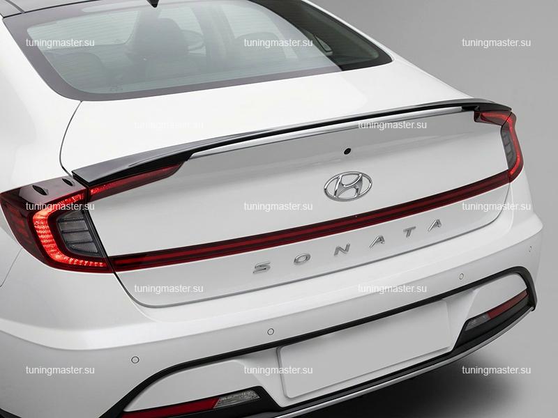 Спойлер на крышку багажника Hyundai Sonata 8 RS Black Спойлер на крышку багажника Hyundai Sonata 8 RS Black