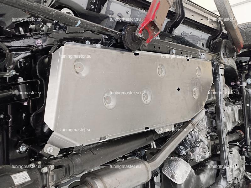 Защита топливного бака Toyota Land Cruiser Prado 250 (алюминиевая) Защита топливного бака Toyota Land Cruiser Prado 250 (алюминиевая)