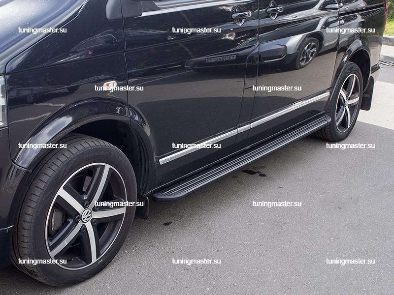 Боковые пороги для Volkswagen Transporter T5 (LB007B) короткая база_0 Боковые пороги для Volkswagen Transporter T5 (LB007B) короткая база_0