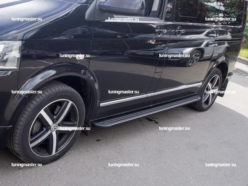 Боковые пороги для Volkswagen Transporter T5 (LB007B) короткая база_11 Боковые пороги для Volkswagen Transporter T5 (LB007B) короткая база