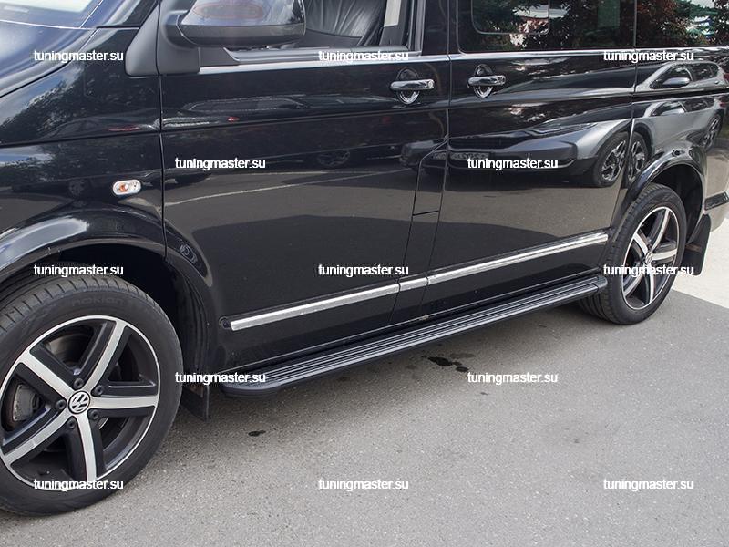 Боковые пороги для Volkswagen Transporter T5 (LB007B) короткая база_8 Боковые пороги для Volkswagen Transporter T5 (LB007B) короткая база_8