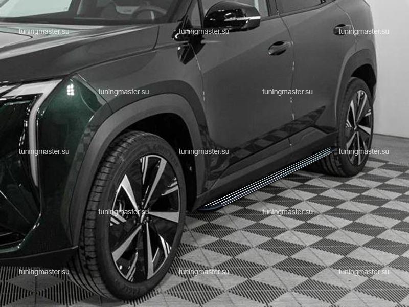 Боковые подножки для Geely Cityray (LB007) Боковые подножки для Geely Cityray (LB007)