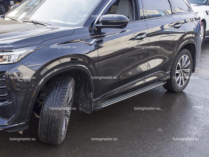 Боковые подножки для Changan CS 75 Plus (LB007) Боковые подножки для Changan CS 75 Plus (LB007)