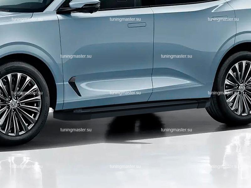Пороги алюминиевые Changan UNI-K (Black) Пороги алюминиевые Changan UNI-K (Black)