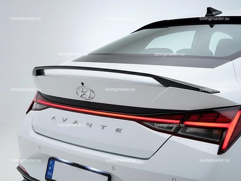 Спойлер на крышку багажника Hyundai Elantra CN7 Спойлер на крышку багажника Hyundai Elantra CN7 (Sport)