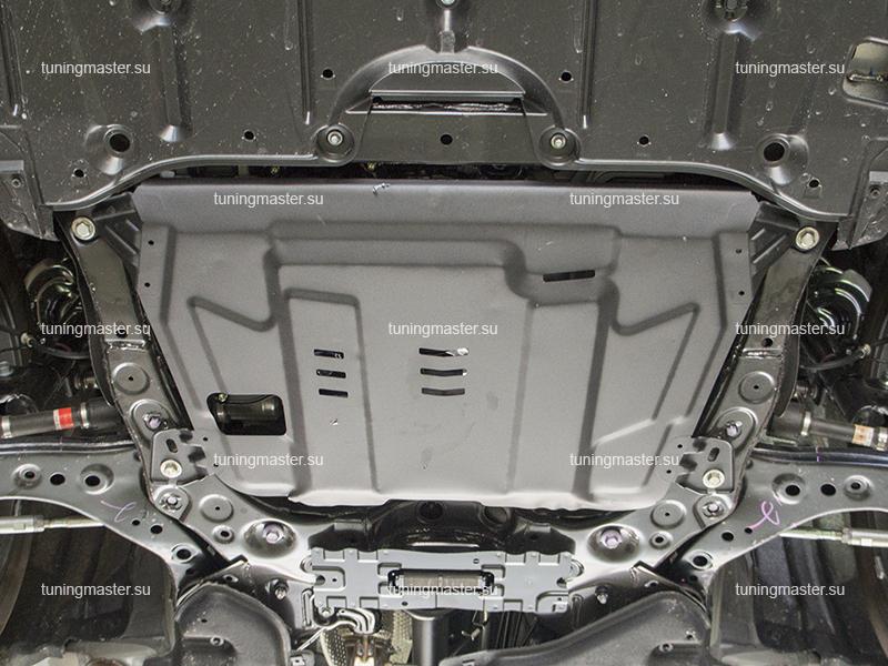 Защита картера и КПП для Toyota Highlander 4 (U70) Защита картера и КПП для Toyota Highlander 4 (U70)