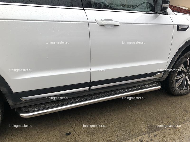 Пороги Changan CS95 Plus с накладным листом Ø53 CGCS95.23.41 Пороги Changan CS95 Plus с накладным листом Ø53