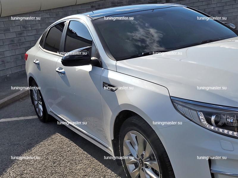 Корпуса зеркал для Kia Optima 3 K5 М стиль (черный глянец)_2 Корпуса зеркал для Kia Optima 3 K5 М стиль (черный глянец)_2