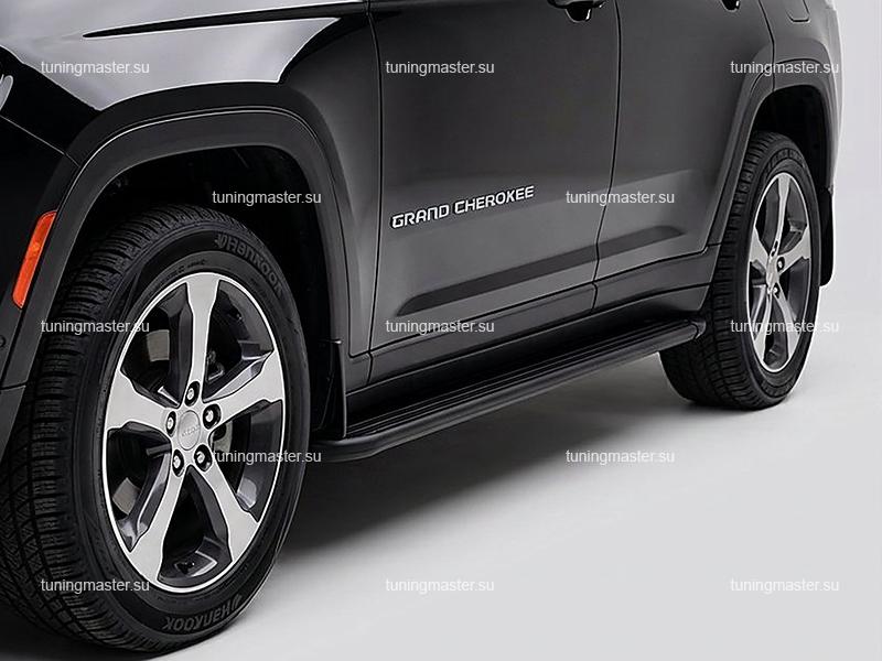 Боковые подножки для Jeep Grand Cherokee WL (LB-007Black) Боковые подножки для Jeep Grand Cherokee WL (LB-007Black)