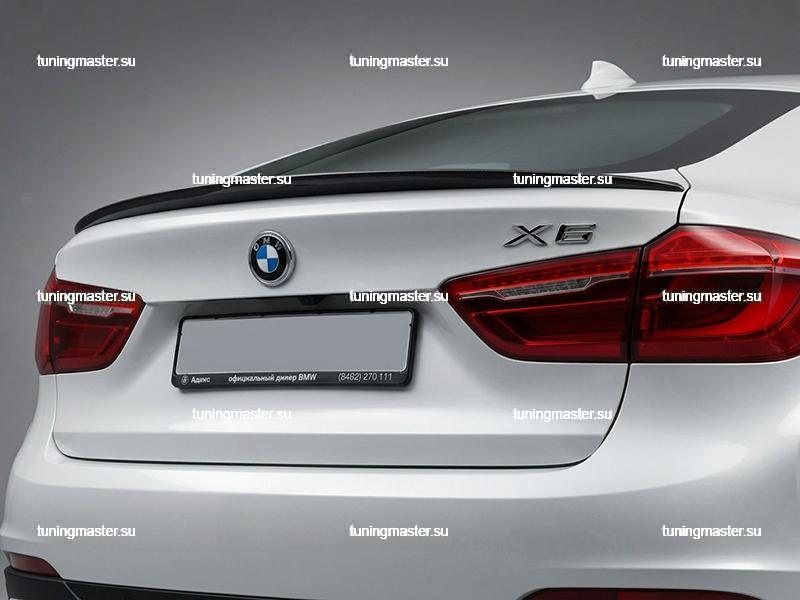 Спойлер на крышку багажника BMW X6 F16 (Black) Спойлер на крышку багажника BMW X6 F16 (Black)