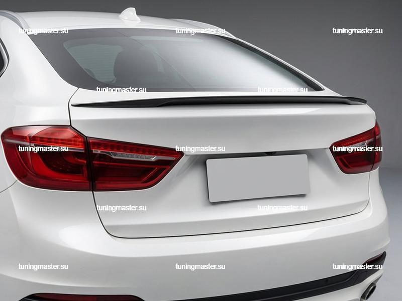 Спойлер на крышку багажника BMW X6 F16 (Black) Спойлер на крышку багажника BMW X6 F16 (Black)