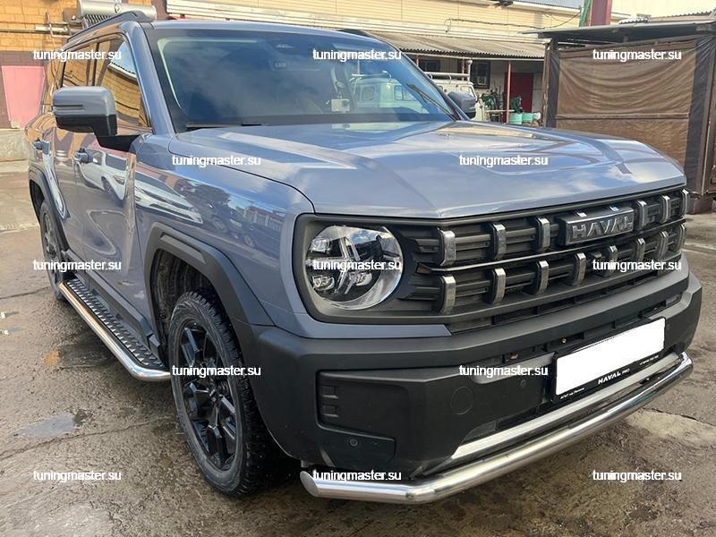 Пороги Haval H3 с накладным листом Ø53 HVH3.24.41 Пороги Haval H3 с накладным листом Ø53 HVH3.24.41