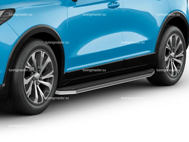 A180ALP.9409.1_pr4 Боковые подножки пороги для Haval Jolion рестайлинг (Premium)