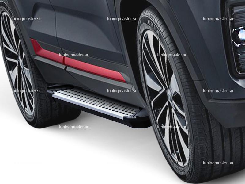 Пороги алюминиевые Changan CS 55 Plus (BMW Style) Пороги алюминиевые Changan CS 55 Plus (BMW Style)