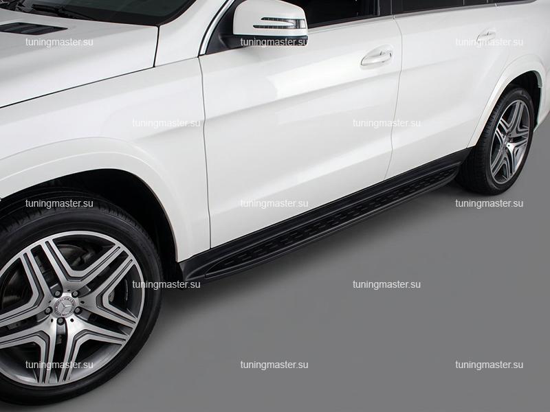 Пороги для Mercedes Benz GLS166 (OEM) Black Пороги для Mercedes Benz GLS166 (OEM) Black