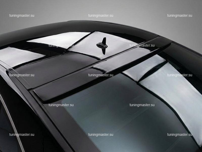 Козырек на заднее стекло Mercedes Benz S-Class W221 (черный глянец)_1 Козырек на заднее стекло Mercedes Benz S-Class W221 (черный глянец)